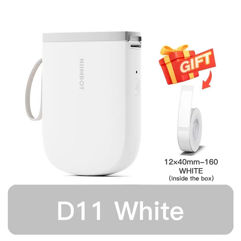 D110 D11 D101 Smart Portable Label Printer Mini Pocket Thermal Sticker Maker Self-Adhesive Label Printer for Office Home