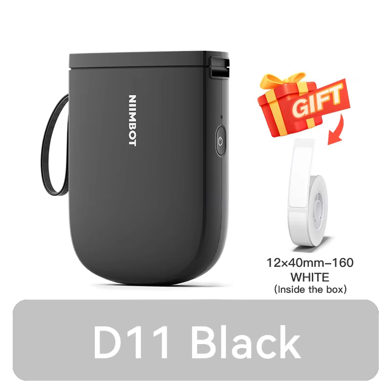 D110 D11 D101 Smart Portable Label Printer Mini Pocket Thermal Sticker Maker Self-Adhesive Label Printer for Office Home