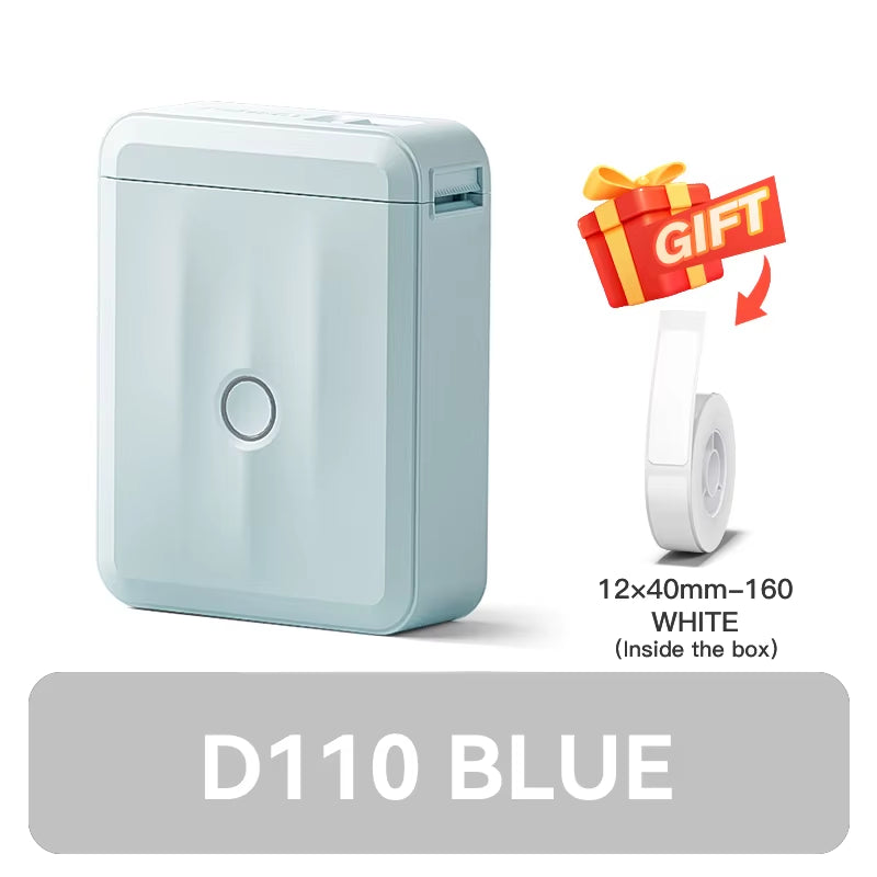 D110 D11 D101 Smart Portable Label Printer Mini Pocket Thermal Sticker Maker Self-Adhesive Label Printer for Office Home