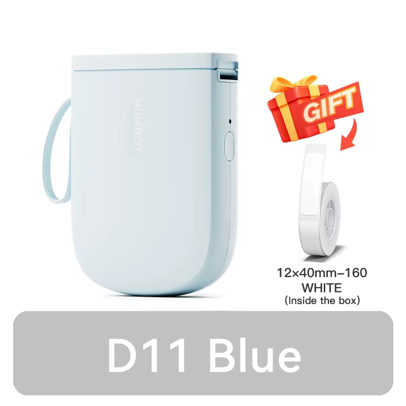 D110 D11 D101 Smart Portable Label Printer Mini Pocket Thermal Sticker Maker Self-Adhesive Label Printer for Office Home
