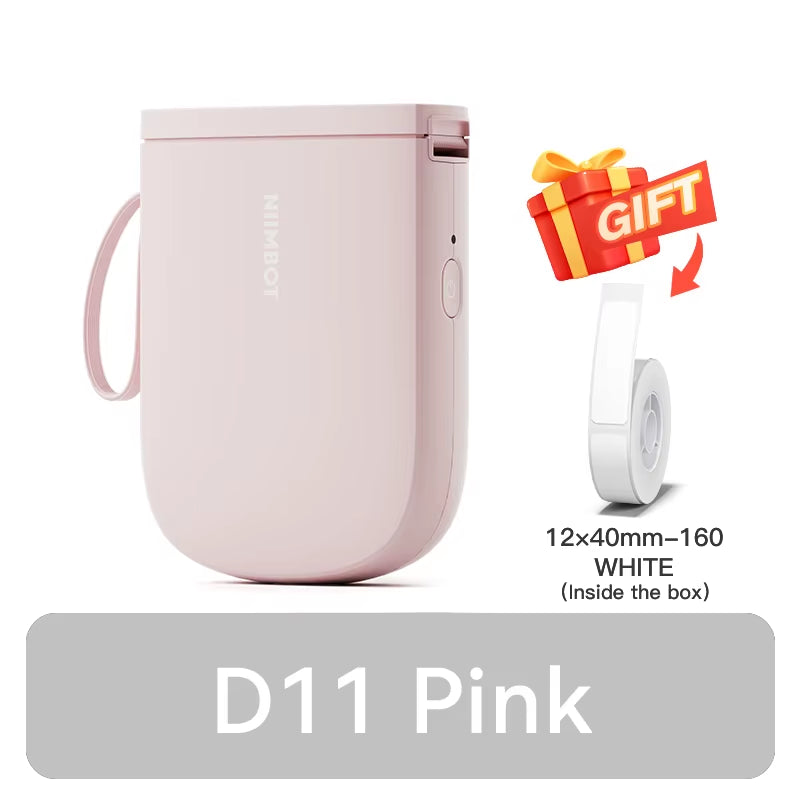 D110 D11 D101 Smart Portable Label Printer Mini Pocket Thermal Sticker Maker Self-Adhesive Label Printer for Office Home