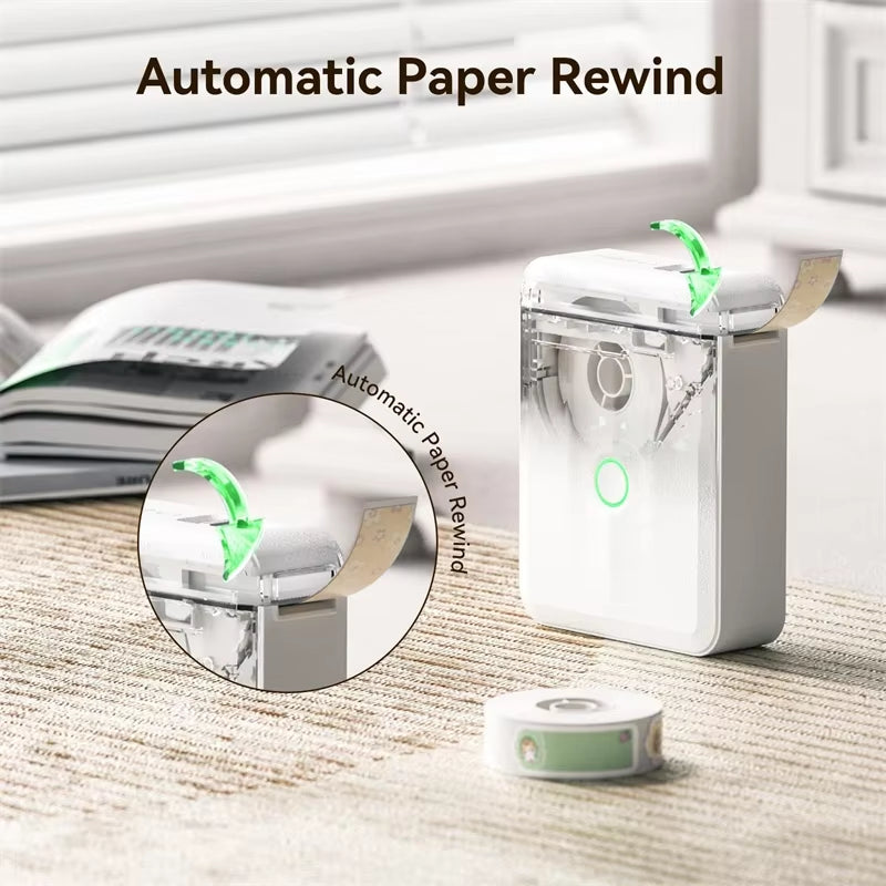 D110 D11 D101 Smart Portable Label Printer Mini Pocket Thermal Sticker Maker Self-Adhesive Label Printer for Office Home